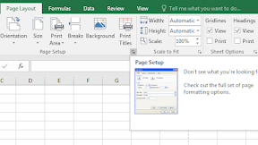 3 Cara Menampilkan Kotak Dialog Page Setup Untuk Mengatur Margin Dalam Excel
